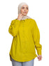 Lentil Pocket Over Size Linen Shirt - Khotwh