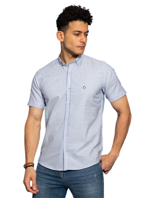 Light Blue Half - Shirt - Khotwh