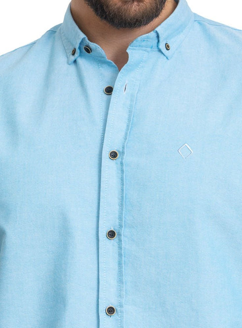 Light Blue Oxford Shirt - Khotwh