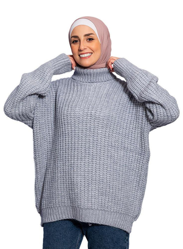 Light Blue Puffy Pullover One Size - Khotwh
