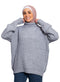 Light Blue Puffy Pullover One Size - Khotwh