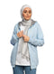 Light Blue SW - Zipper Medium - Khotwh