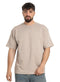 Light Coffee NP - Over Size Round T-Shirt - Khotwh