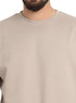 Light Coffee NP - Over Size Round T-Shirt - Khotwh