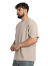 Light Coffee NP - Over Size Round T-Shirt - Khotwh