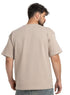 Light Coffee NP - Over Size Round T-Shirt - Khotwh
