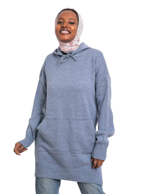 Light Jeans Hoodie Pullover - Khotwh