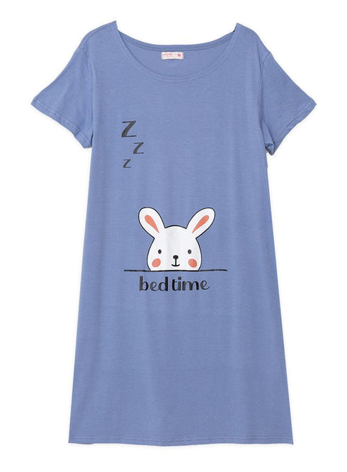 Light Jeans Night Shirt - Design 17 - Khotwh