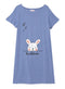 Light Jeans Night Shirt - Design 17 - Khotwh