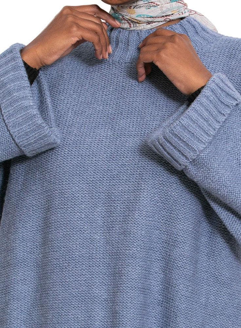 Light Jeans Over Size Pullover - Khotwh