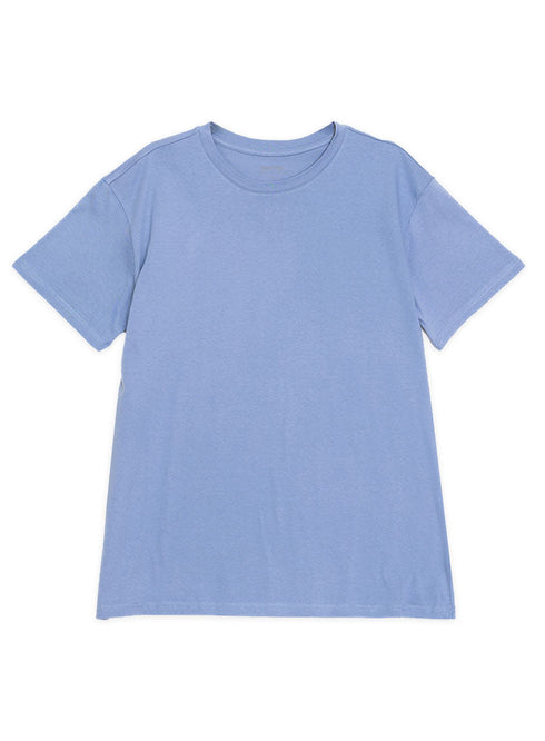 Light Jeans Over Size Short Sleeve - Khotwh