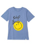 Light Jeans Printed O.S Short - Sleeve Design 15 - Khotwh