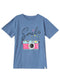 Light Jeans Printed O.S Short - Sleeve Design 20 - Khotwh