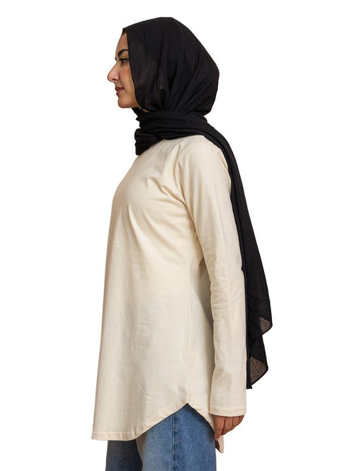 Light Latte Cur.Long - Sleeve - Khotwh