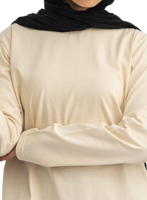 Light Latte Cur.Long-Sleeve - Khotwh