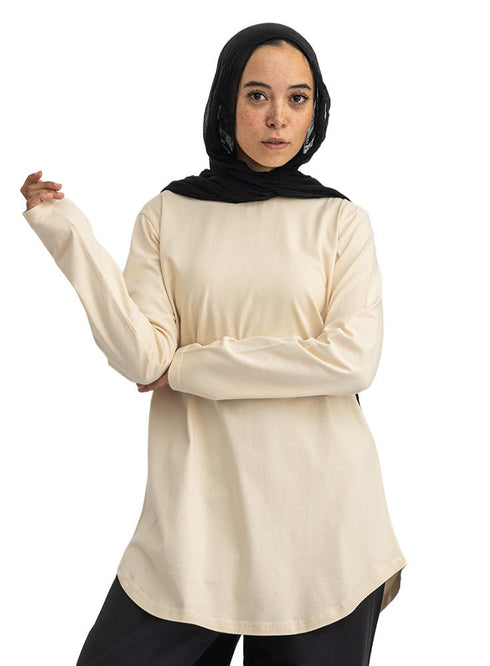 Light Latte Cur.Long-Sleeve - Khotwh