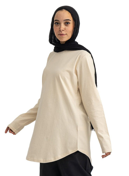 Light Latte Cur.Long-Sleeve - Khotwh