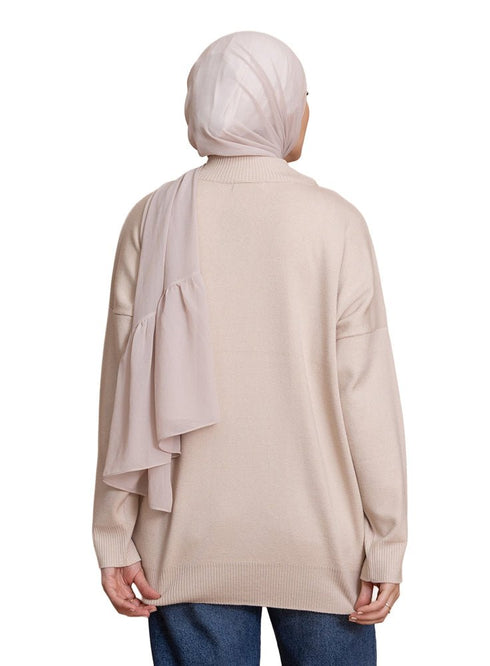 Light Latte Over Size Half Cool - Khotwh