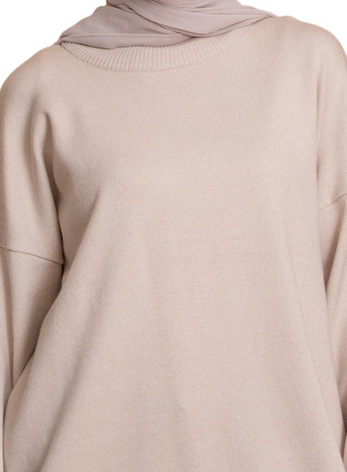 Light Latte Over Size Half Cool - Khotwh