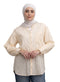Light Latte RD - V - Neck Shirt - Khotwh