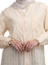 Light Latte RD - V - Neck Shirt - Khotwh