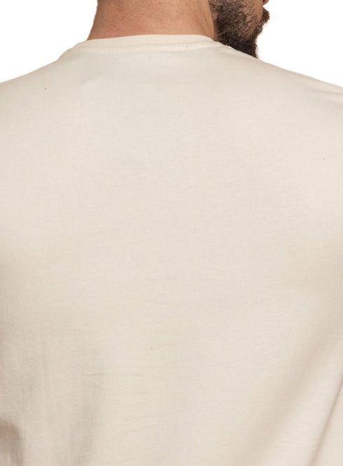 Light Latte Relaxed Round T-Shirt - Khotwh