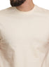 Light Latte Relaxed Round T-Shirt - Khotwh