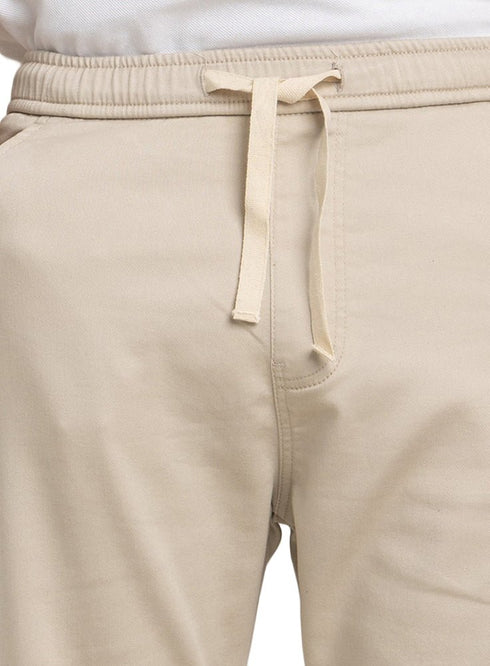 Light Latte Roma - Elastic Pant - Khotwh