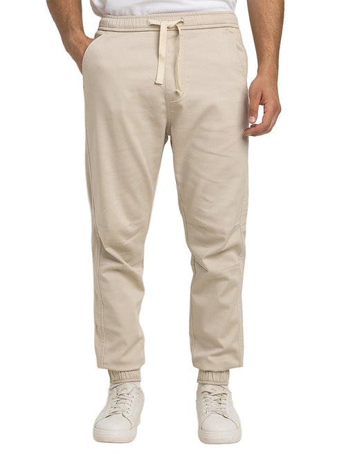 Light Latte Roma - Elastic Pant - Khotwh