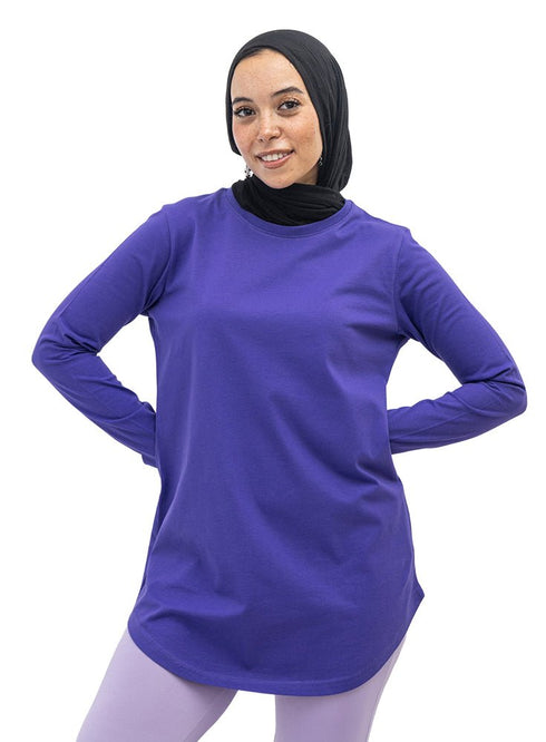 Light purple Cur.Long-Sleeve - Khotwh