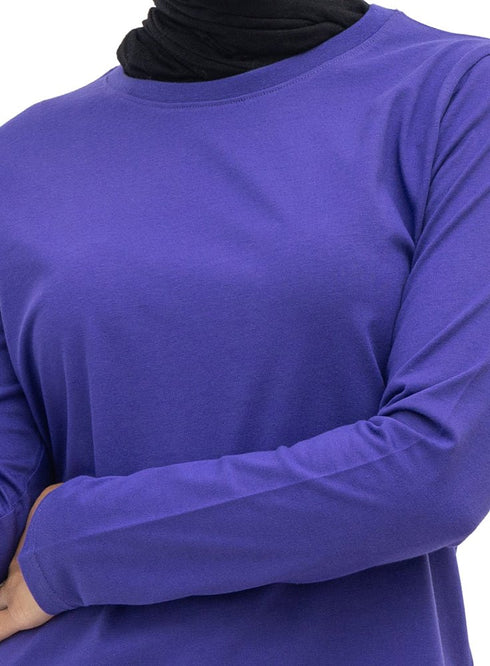 Light purple Cur.Long-Sleeve - Khotwh