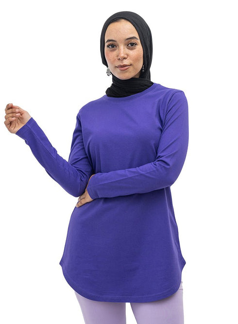 Light purple Cur.Long-Sleeve - Khotwh