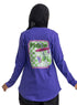 Light purple-Design 4 Printed Long-Sleeve - Khotwh