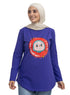 Light purple-Design 7 Printed Long-Sleeve - Khotwh