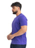 Light purple Relaxed Round T-Shirt - Khotwh