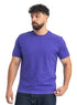 Light purple Relaxed Round T-Shirt - Khotwh