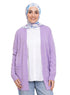 Lilac Basic Pocket Cardigan - Khotwh
