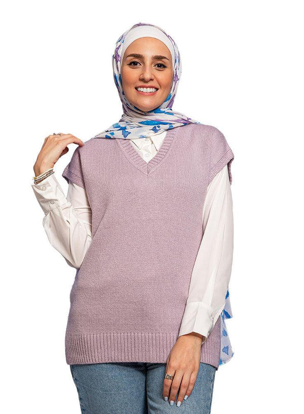 Lilac Cut Pullover - Khotwh