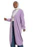 Lilac E - Knit - Long Cardigan - Khotwh