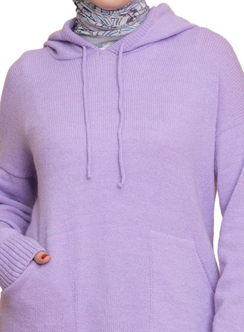 Lilac Hoodie Pullover - Khotwh