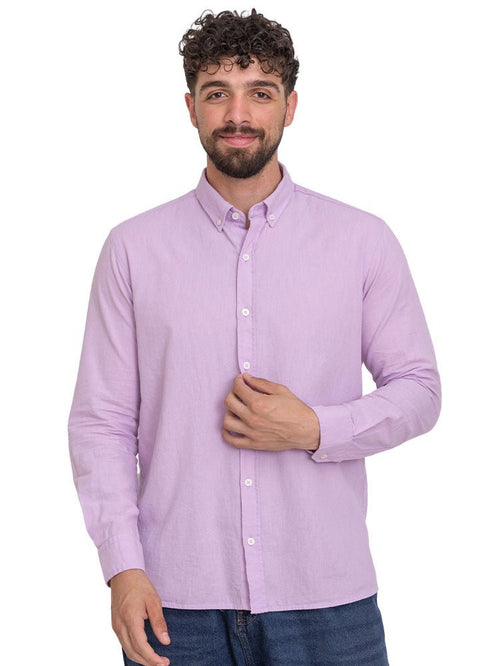 Lilac Linen Shirt - Khotwh