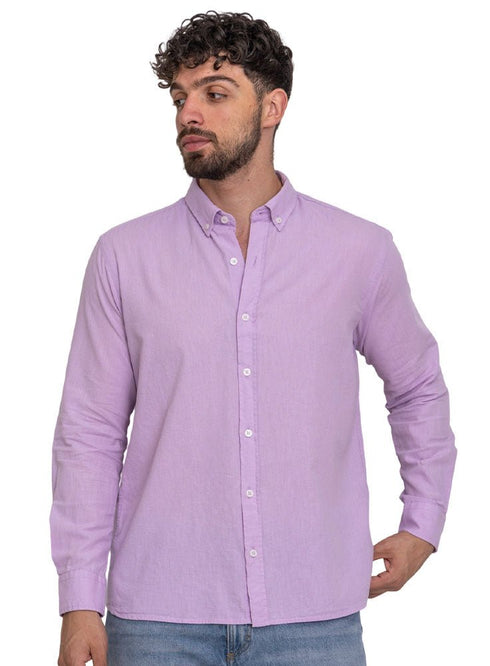Lilac Linen Shirt - Khotwh
