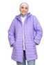 Lilac Long Double Face Jacket - Khotwh
