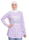 Lilac Printed Long - Sleeve Design 27 - Khotwh