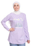 Lilac Printed Long - Sleeve Design 27 - Khotwh