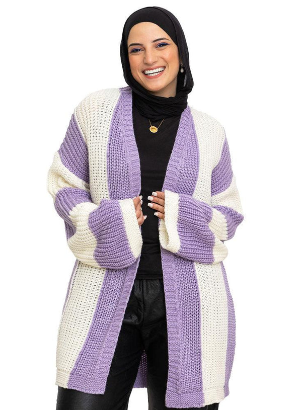 Lilac S - H Cardigan - Khotwh