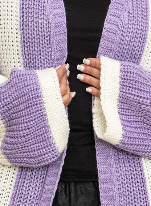Lilac S - H Cardigan - Khotwh