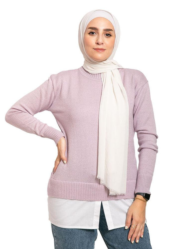 Lilac Shirt pullover - Khotwh