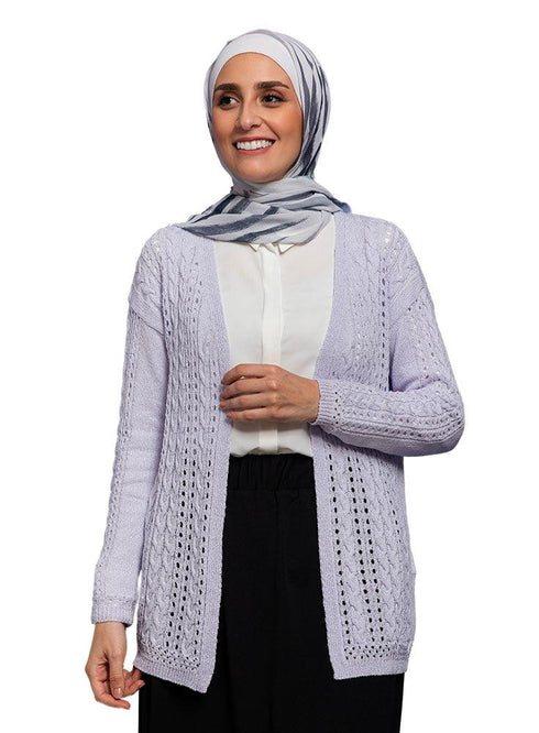 Lilac Summer Short Cardigan - Khotwh