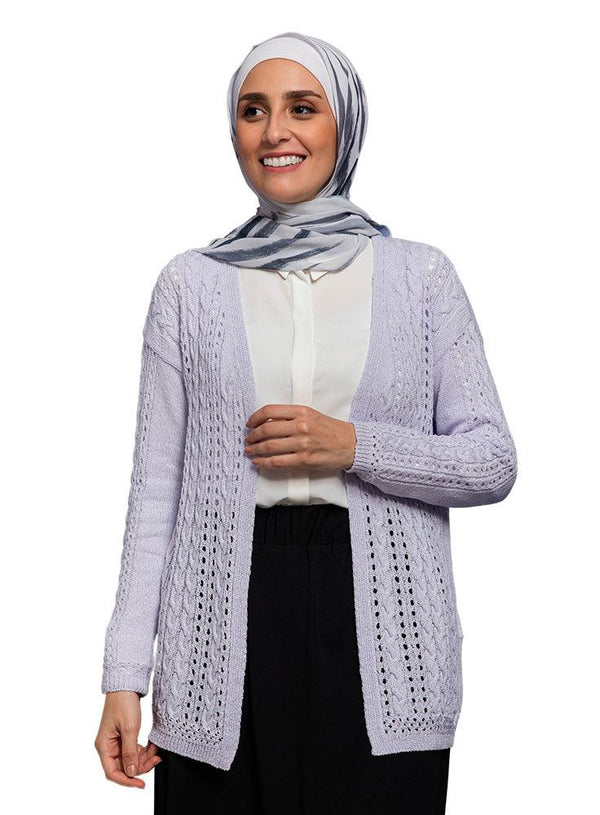 Lilac Summer Short Cardigan - Khotwh